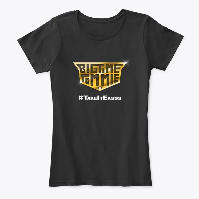 BIGTIME TOMMIE Gold Emblem Apparel Black